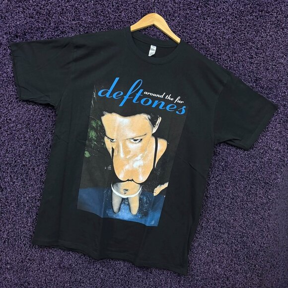 Deftones Around the Fur Album Cover Nu Metal Band T-Shirt XL - Picture 3 of 4